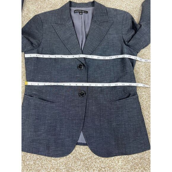 Lafayette 148 women jacket two buttons closure size 6 - Picture 5 of 8